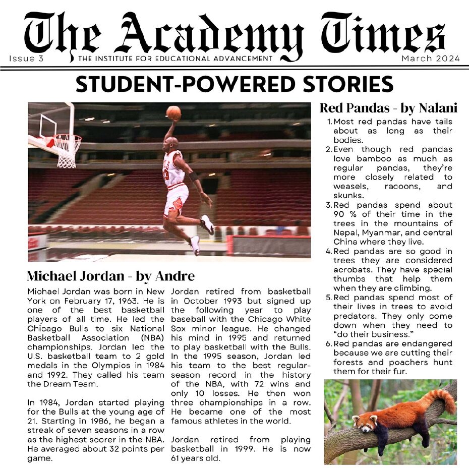 The Academy Times – Issue 3